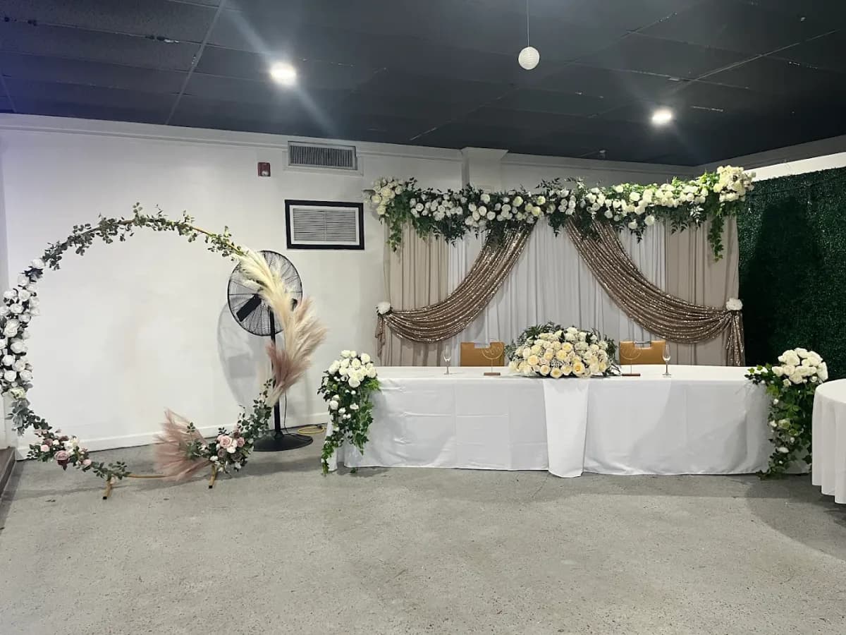 Weddings setup at Bluebird Event Center