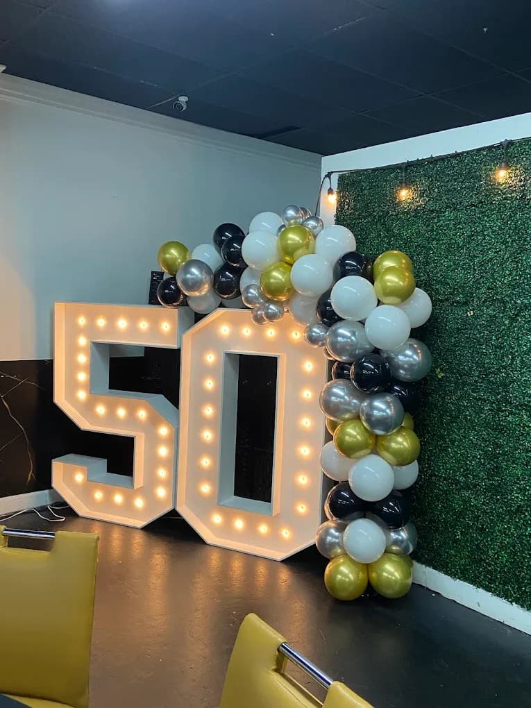 Milestone birthdays, lit up in style