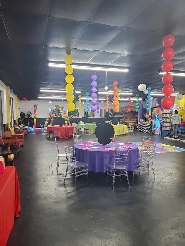 Colorful themed parties